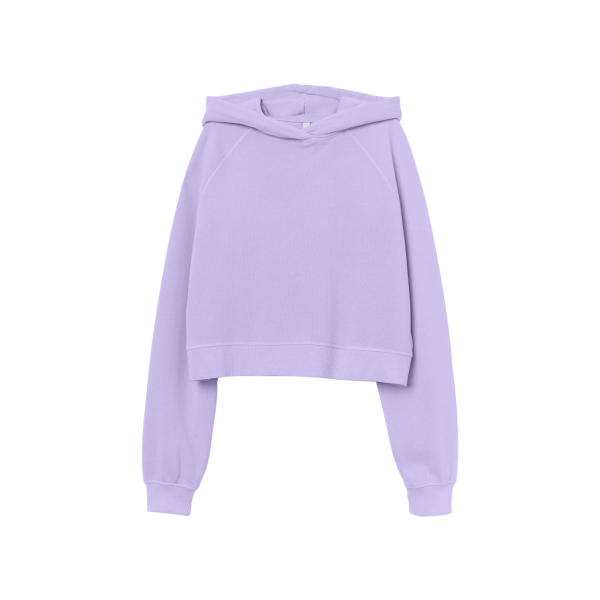 Pink Cropped Hoodie - Görsel 3